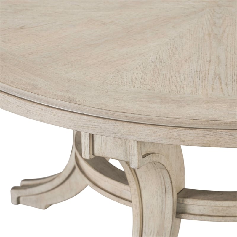 Liberty Furniture New Haven Round Cocktail Table - White W40 x D40 x H18