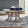 Liberty Furniture New Haven Round Cocktail Table - White W40 x D40 x H18