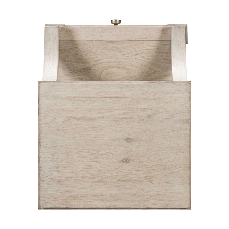 Liberty Furniture New Haven Chairside Table - White W18 x D22 x H24