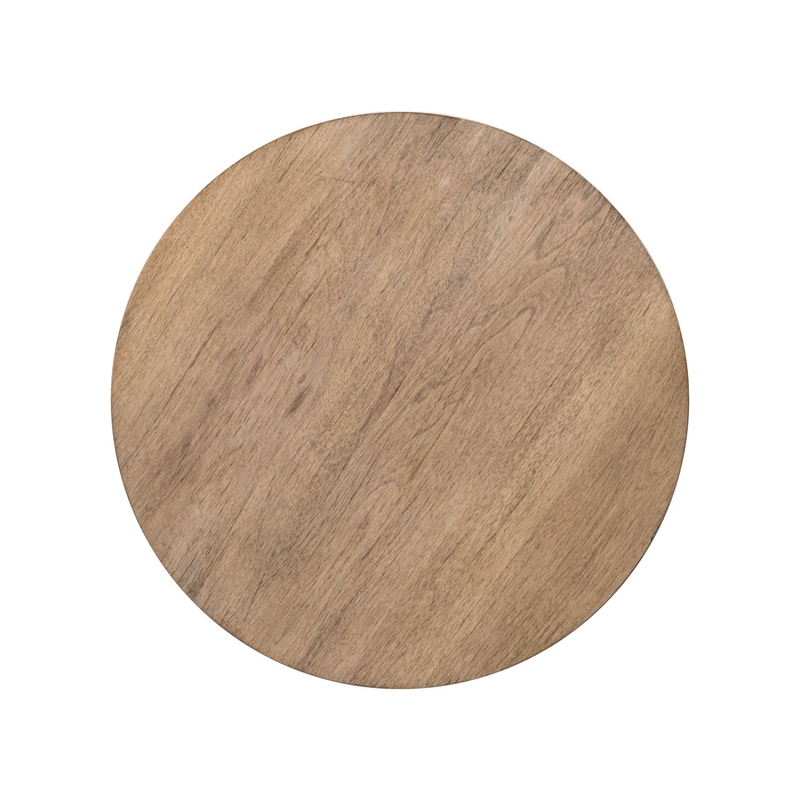 Liberty Furniture Haven Hills Round Chairside Table - Brown W16 x D16 x H24