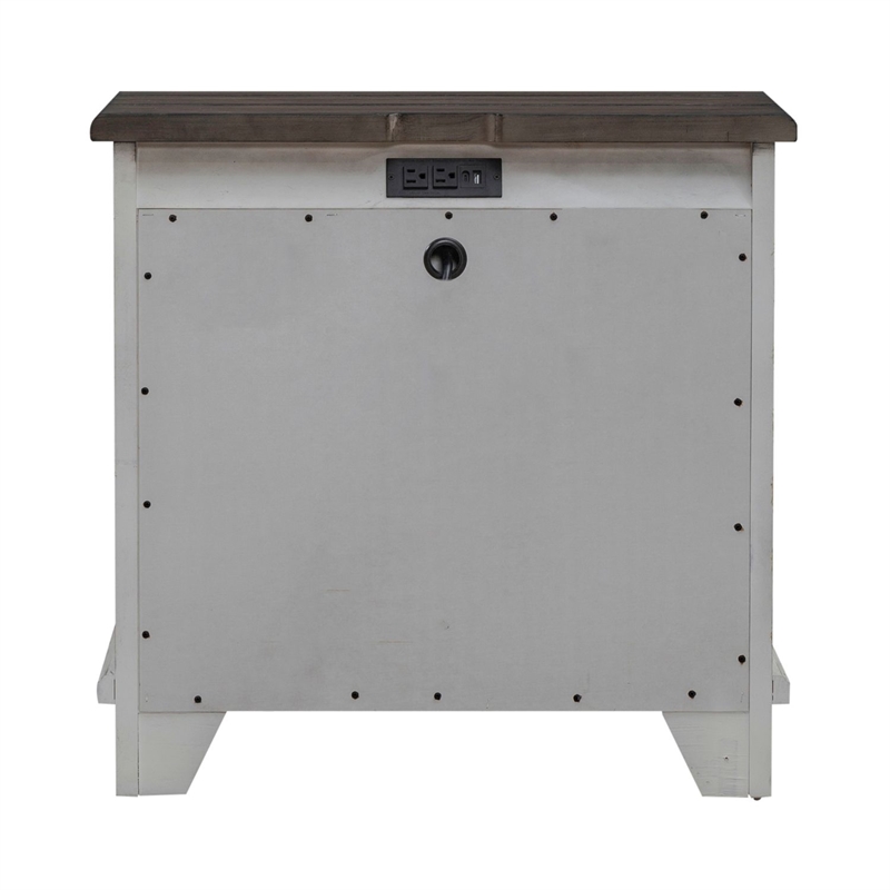 Liberty Furniture River Place King Panel Bed Dresser & Mirror Nightstand