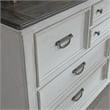 Liberty Furniture Allyson Park Queen Panel Bed Dresser & Mirror - White