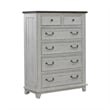 Liberty Furniture River Place Queen Panel Bed Dresser & Mirror Chest - White