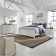 Liberty Furniture River Place Queen Panel Bed Dresser & Mirror Nightstand