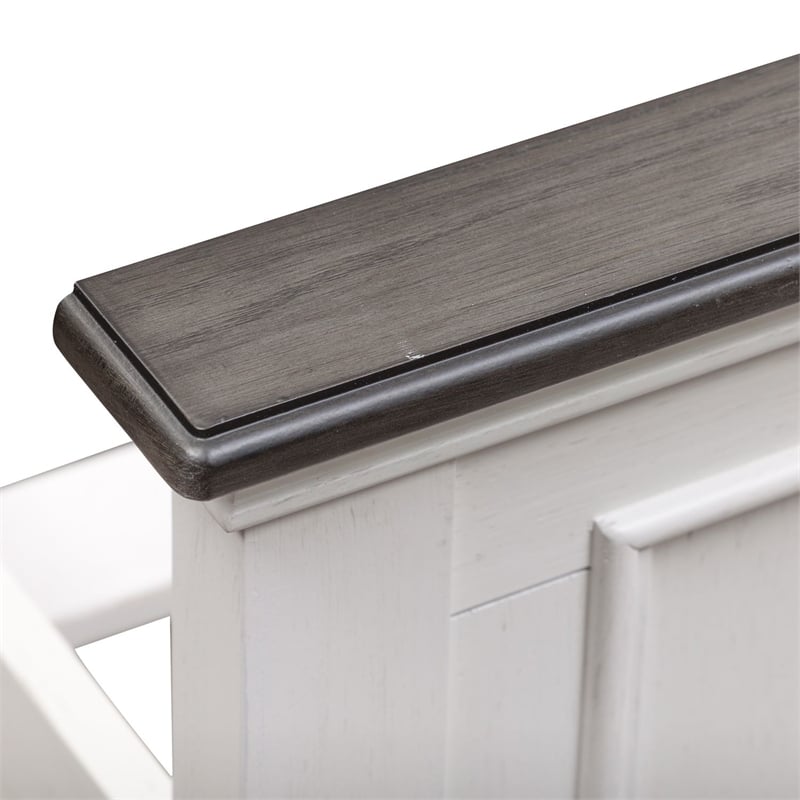 Liberty Furniture Allyson Park Full Panel Bed Dresser & Mirror - White