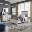 Liberty Furniture Allyson Park Twin Panel Bed Dresser & Mirror - White