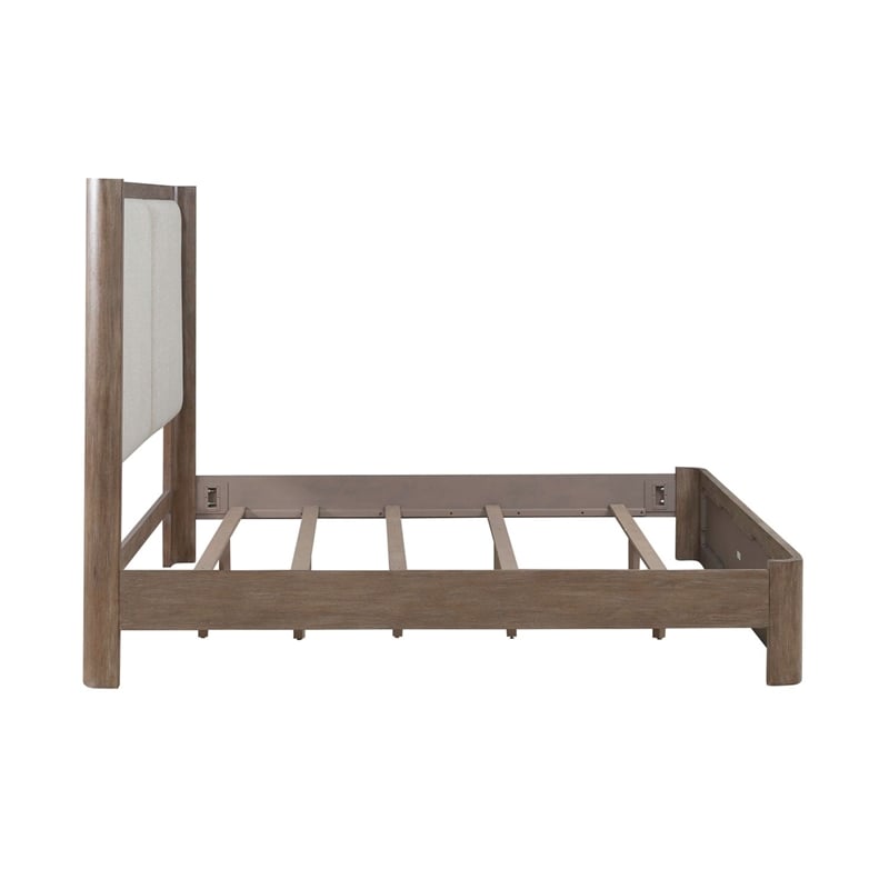 Liberty Furniture South Bend King Shelter Bed Dresser & Mirror Nightstand