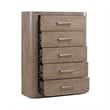 Liberty Furniture South Bend Queen Shelter Bed Dresser & Mirror Chest - Brown