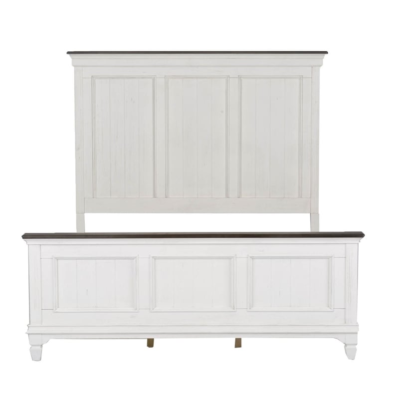Liberty Furniture Allyson Park California King Bed Dresser & Mirror Nightstand