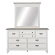 Liberty Furniture Allyson Park King Panel Bed Dresser & Mirror Chest Nightstand