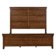Liberty Furniture Carolina Park King Panel Bed Frame - Brown