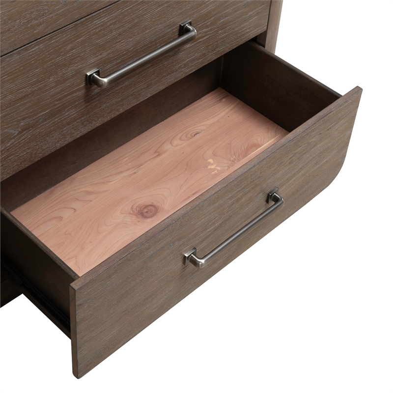 Liberty Furniture South Bend 6 Drawer Bedroom Dresser - Brown