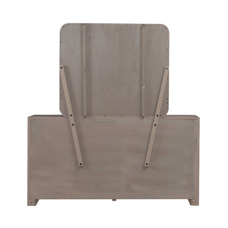 Liberty Furniture South Bend Bedroom Dresser & Mirror - Brown