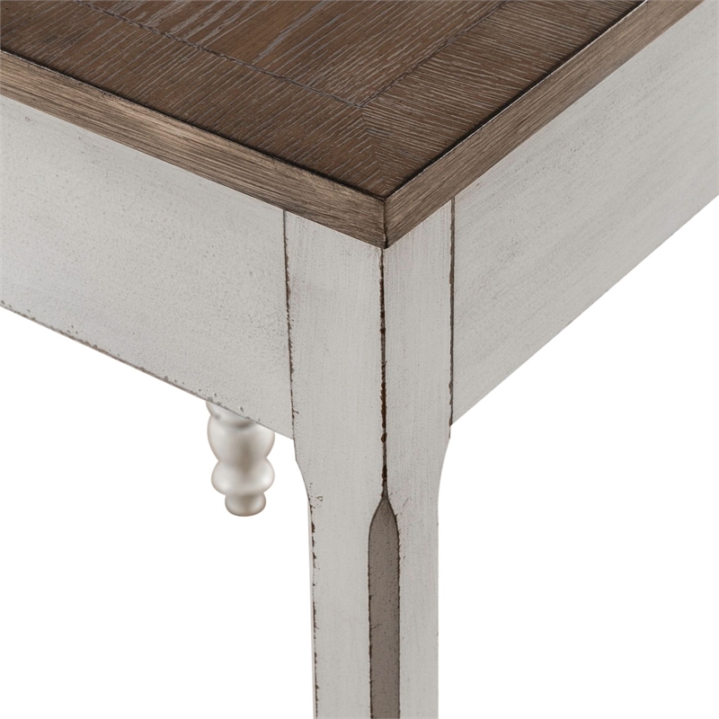 Liberty Furniture Magnolia Manor Corner Filler Table - White