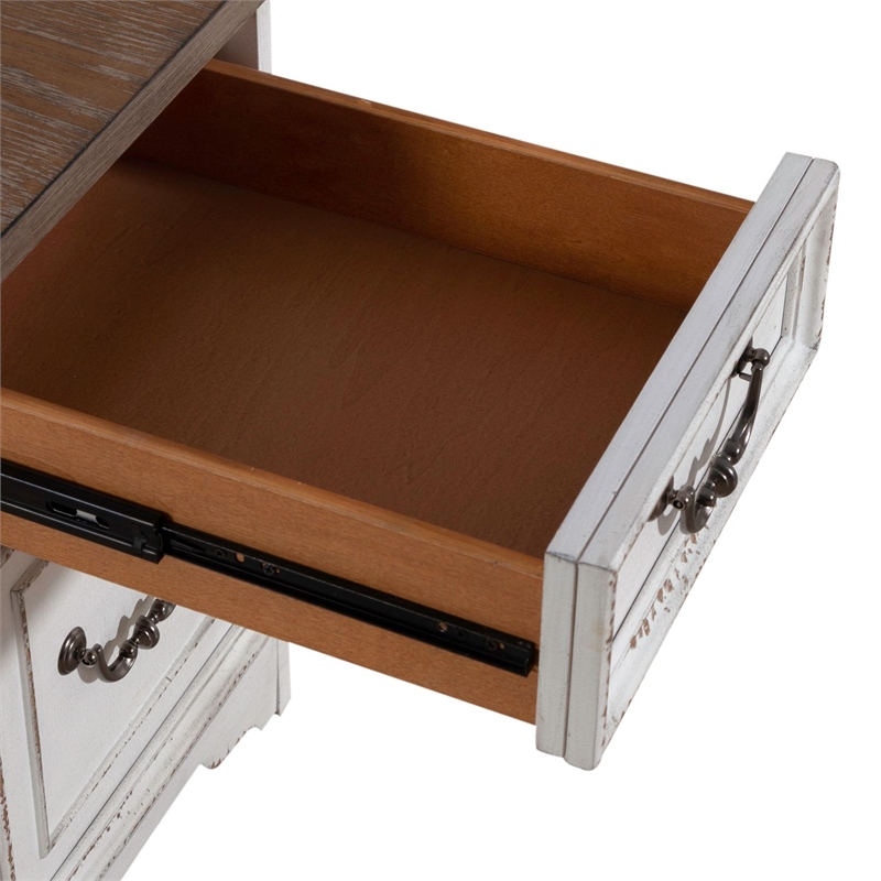 Liberty Furniture Magnolia Manor 2 Drawer Mobile File - White