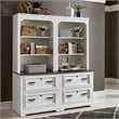 Liberty Furniture Allyson Park 2 Piece Set File Drawer Cabinet and Hutch - White
