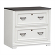 Liberty Furniture Allyson Park 2 Piece Set File Drawer Cabinet and Hutch - White