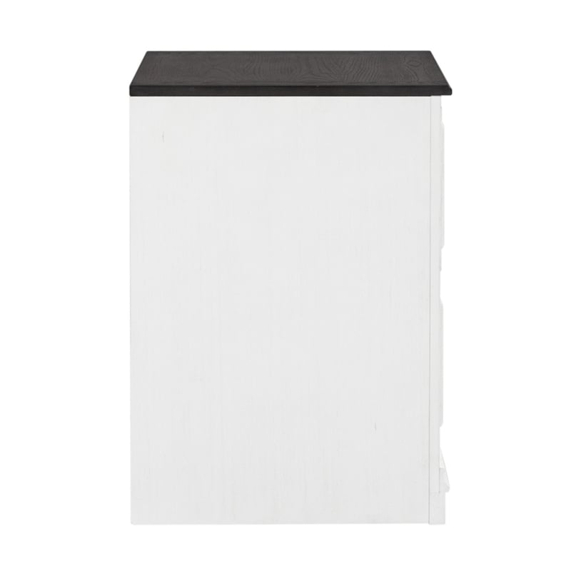 Liberty Furniture Allyson Park 2 Piece Set File Drawer Cabinet and Hutch - White