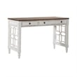 Liberty Furniture Magnolia Manor Home Office L Writing Desk Space Saving - White
