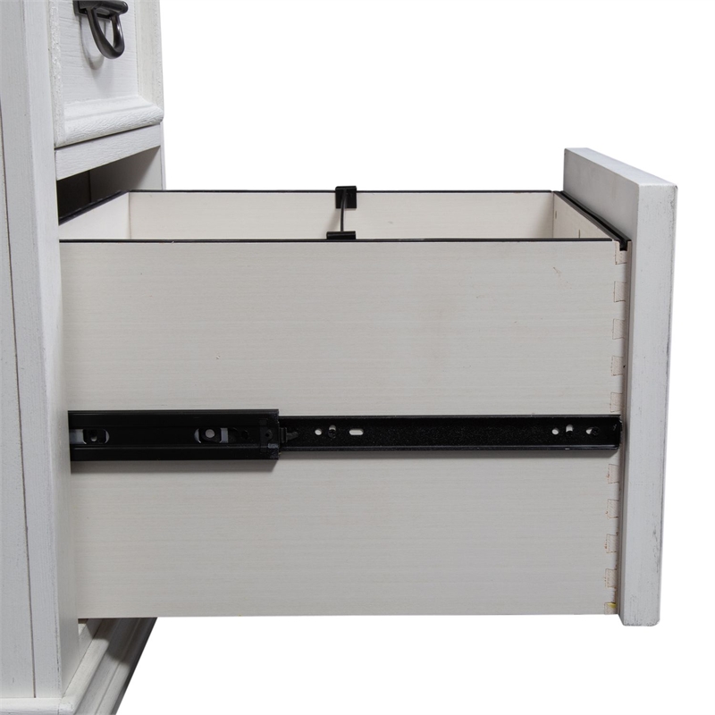 Liberty Furniture Allyson Park Optional L Shaped Desk Set for Home Office White
