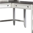 Liberty Furniture Allyson Park Optional L Shaped Desk Set for Home Office White