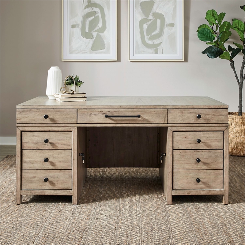 Liberty Furniture Proximity Place 5 Piece Jr Executive SetHome Office - Brown