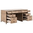 Liberty Furniture Proximity Place Jr Executive DeskHome Office - Brown