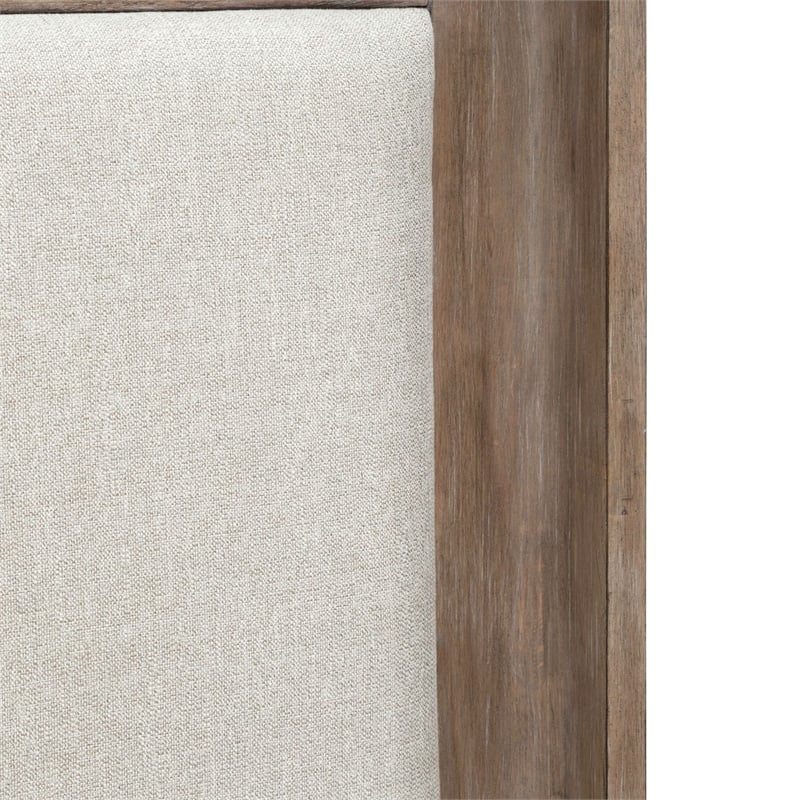 Liberty Furniture South Bend Queen Upholstered Shelter Headboard Bedroom - Brown