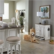 Liberty Furniture Magnolia Manor Pet Feeder Cabinet - White