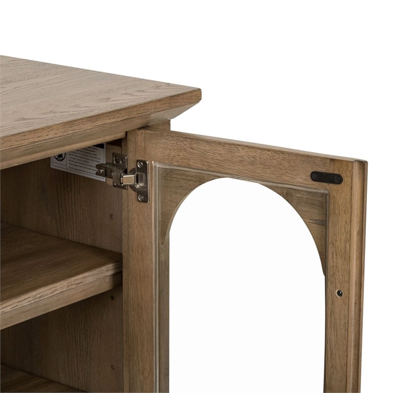 Liberty Furniture Pavilion 2 Door Accent Cabinet - Brown