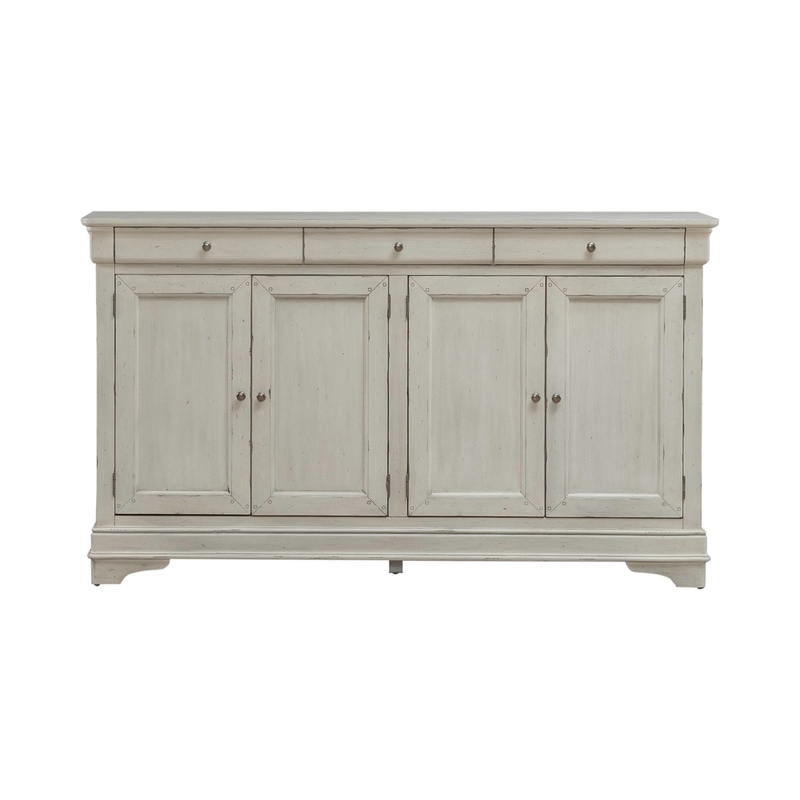 Liberty Furniture Morrow Bay Hall Buffet - Porcelain White