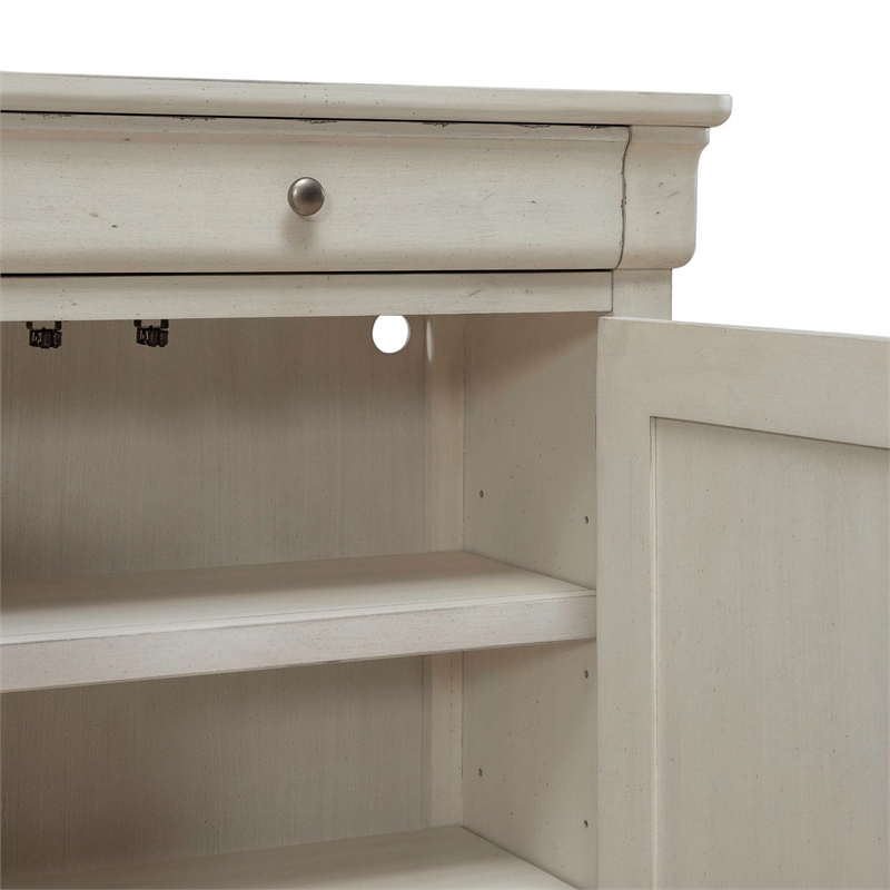 Liberty Furniture Morrow Bay Hall Buffet - Porcelain White