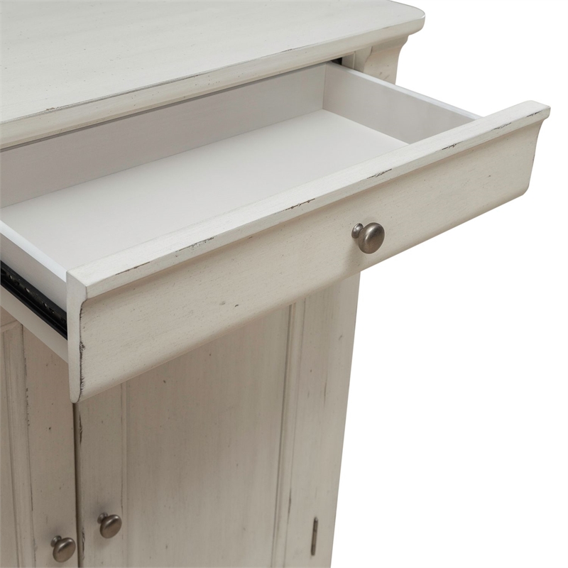 Liberty Furniture Morrow Bay Hall Buffet - Porcelain White