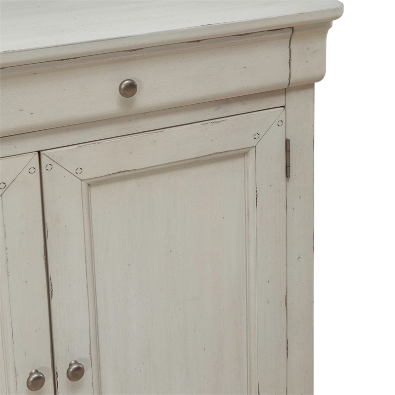 Liberty Furniture Morrow Bay Hall Buffet - Porcelain White