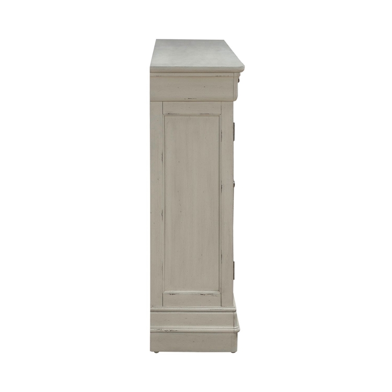 Liberty Furniture Morrow Bay Hall Buffet - Porcelain White