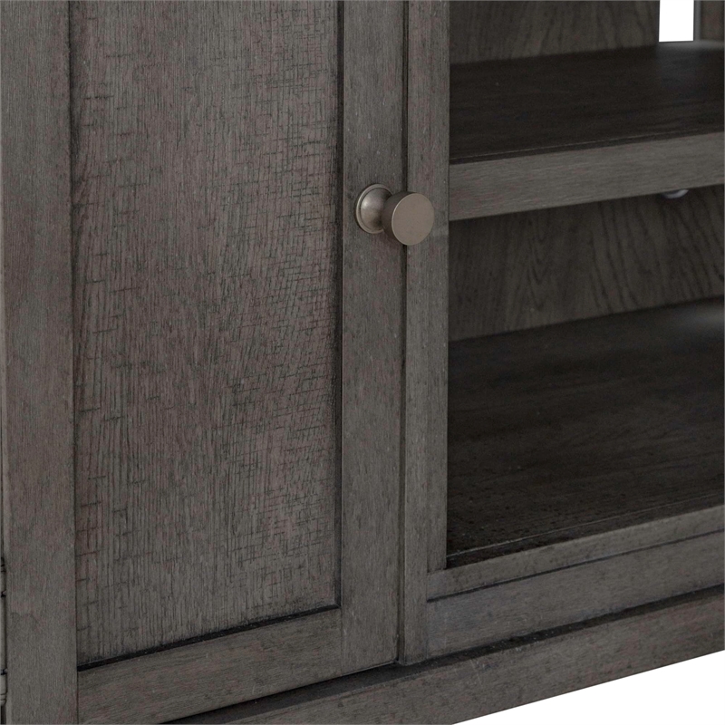 Liberty Furniture Modern Farmhouse 78 Inch TV Console for Living Room - Brown