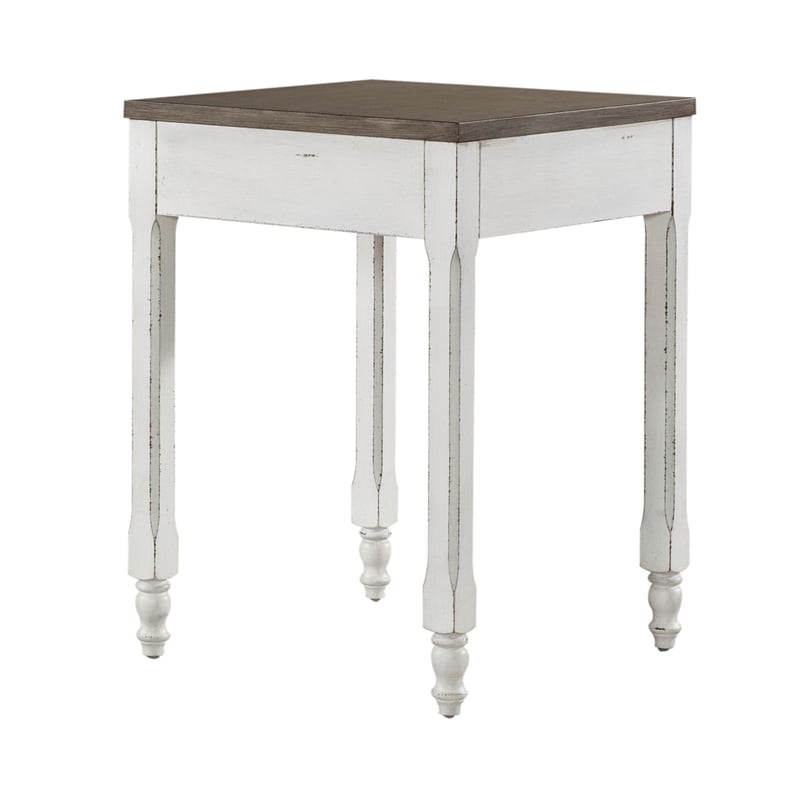 Liberty Furniture Magnolia Manor Alt L Shaped Desk Home Office Set - White
