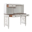 Liberty Furniture Magnolia Manor Home Office L Shaped Desk Set with Hutch White
