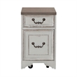 Liberty Furniture Magnolia Manor Optional L Shaped Desk Set Mobile File - White