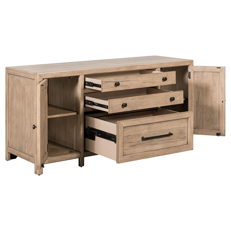 Liberty Furniture Proximity Place 2 Piece Desk SetHome Office - Brown