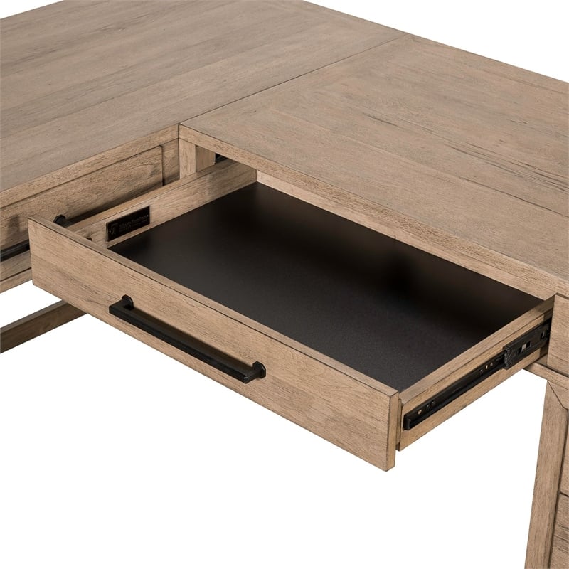 Liberty Furniture Proximity Place L Shaped Desk SetHome Office - Brown