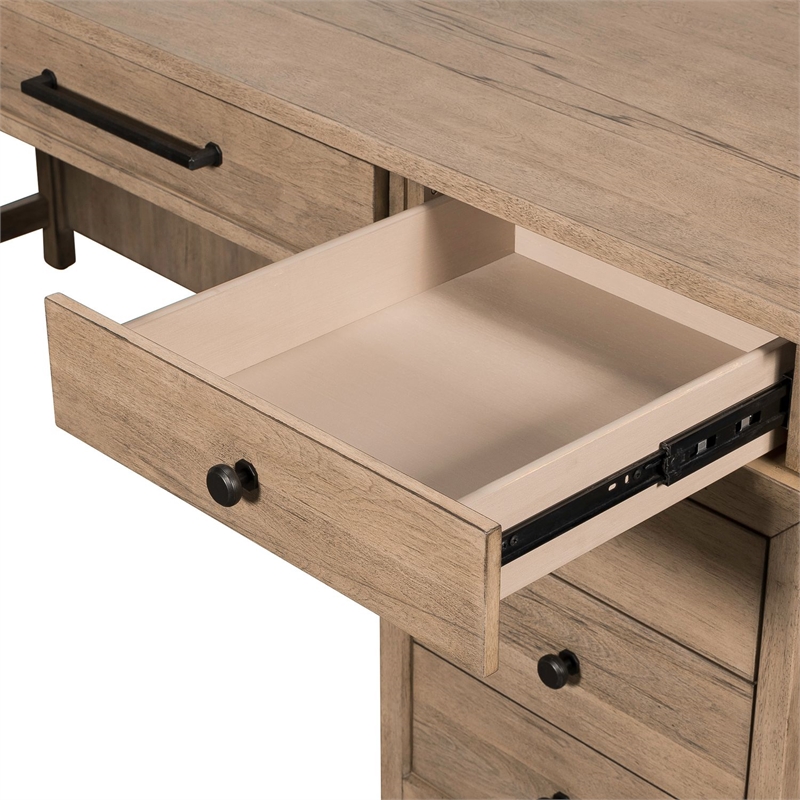 Liberty Furniture Proximity Place L Shaped Desk SetHome Office - Brown