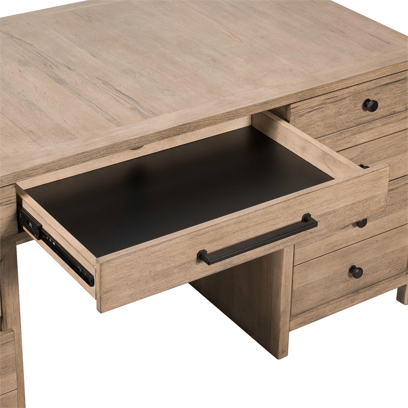 Liberty Furniture Proximity Place L Shaped Desk SetHome Office - Brown