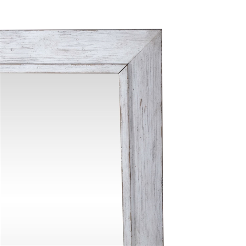 Liberty Furniture River Place Mirror Wood Frame - White