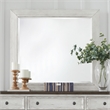 Liberty Furniture River Place Mirror Wood Frame - White