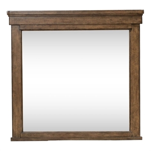 Liberty Furniture Carolina Park Mirror Wood Frame - Brown