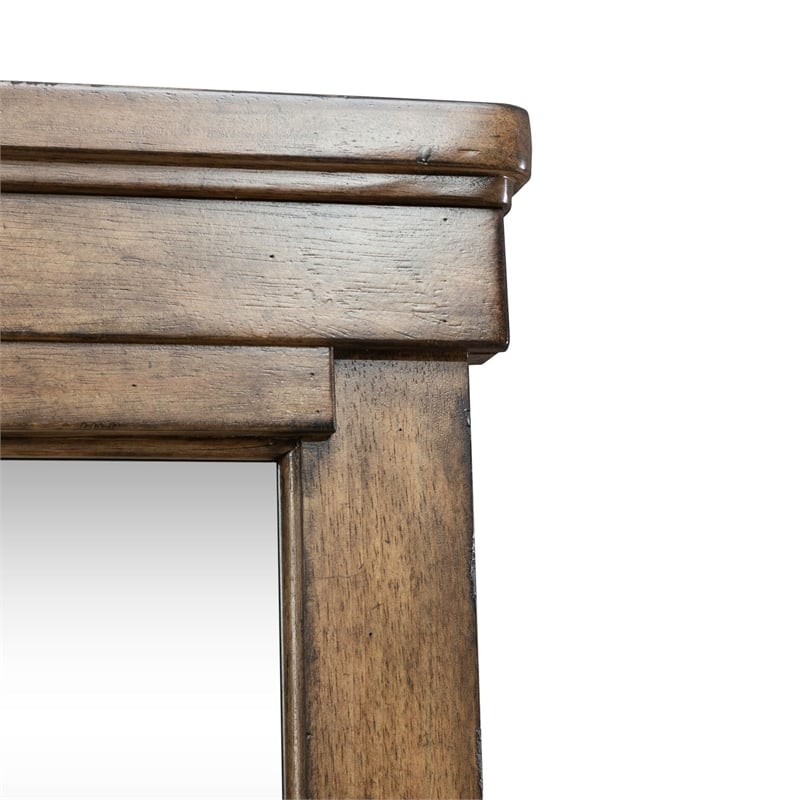 Liberty Furniture Carolina Park Mirror Wood Frame - Brown