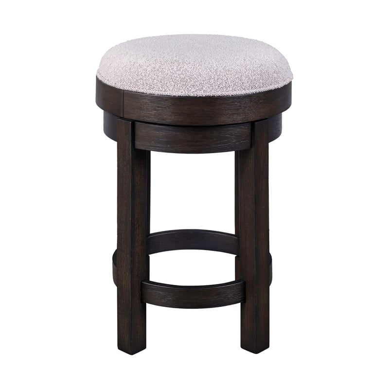 Liberty Furniture Weston Uph Swivel Console Stool (RTA) - Brown