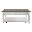 Liberty Furniture Magnolia Manor 3 Piece Set (1-Cocktail 2-End Tables) - White