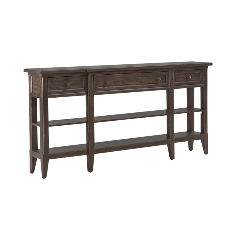 Liberty Furniture Paradise Valley Hall Console Table - Brown
